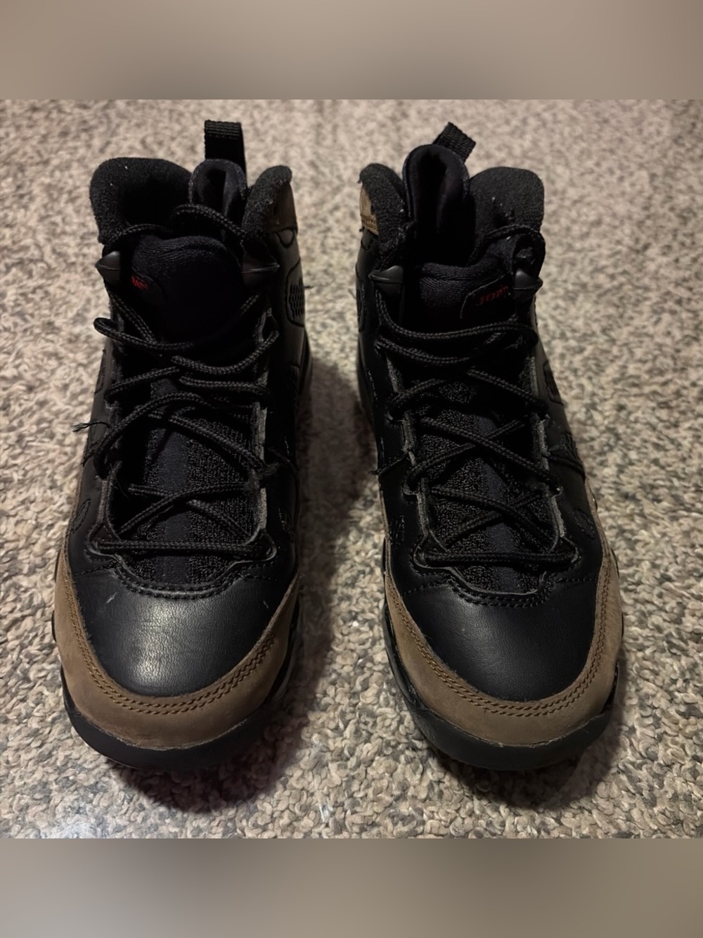 Jordan 9 Retro 'Olive' Pre-School Size: US 12C